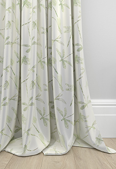 Dragonflies, Green - Made to Measure Curtains